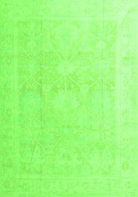 Abstract Green Modern Rug, abs4340grn