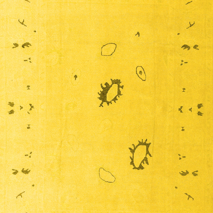 Oriental Yellow Traditional Rug, abs4341yw