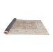 Sideview of Abstract Desert Sand Beige Modern Rug, abs4342