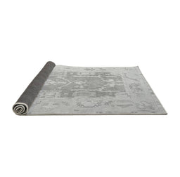 Sideview of Abstract Gray Modern Rug, abs4342gry