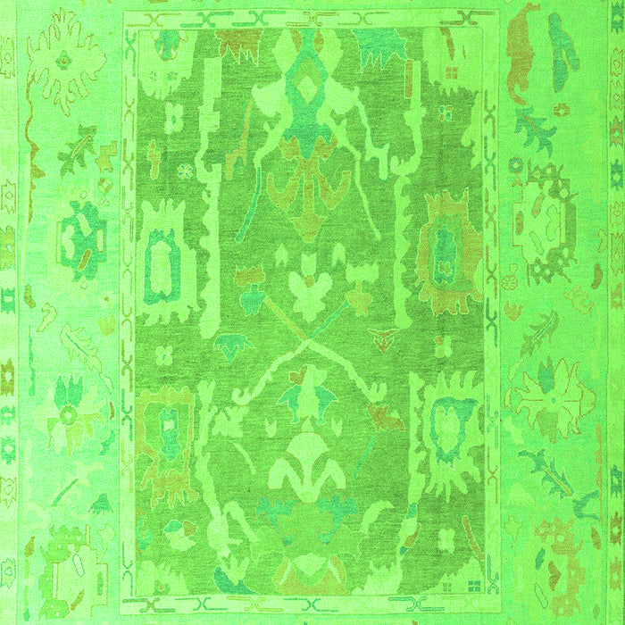 Abstract Green Modern Rug, abs4342grn
