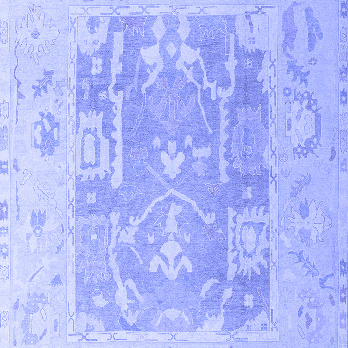 Abstract Blue Modern Rug, abs4342blu