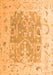 Oriental Orange Traditional Rug, abs4343org