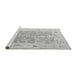 Sideview of Machine Washable Oriental Gray Traditional Rug, wshabs4343gry