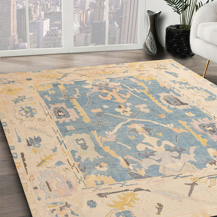 Machine Washable Abstract Sand Brown Rug in a Family Room, wshabs4343