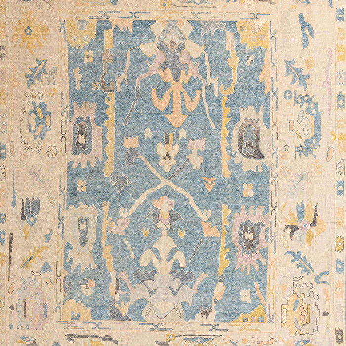 Abstract Sand Brown Oriental Rug, abs4343