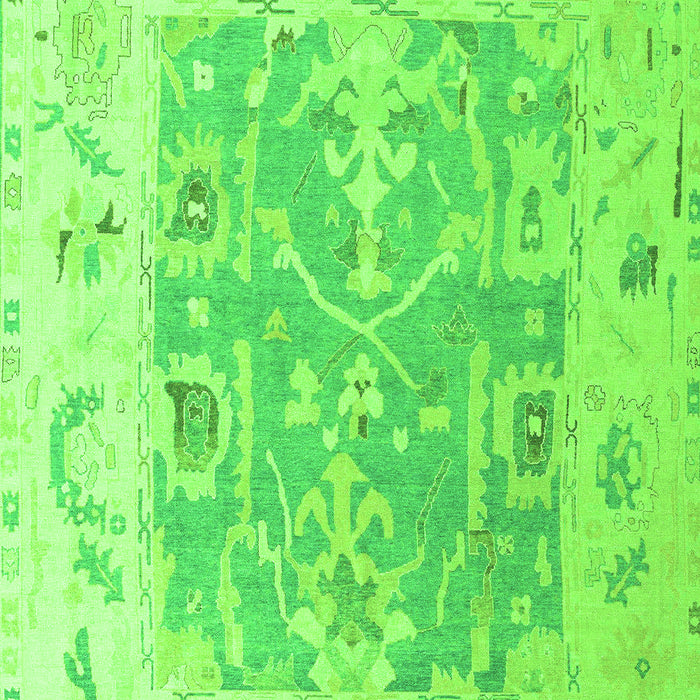 Oriental Green Traditional Rug, abs4343grn