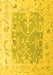 Oriental Yellow Traditional Rug, abs4343yw