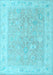 Machine Washable Abstract Light Blue Modern Rug, wshabs4344lblu