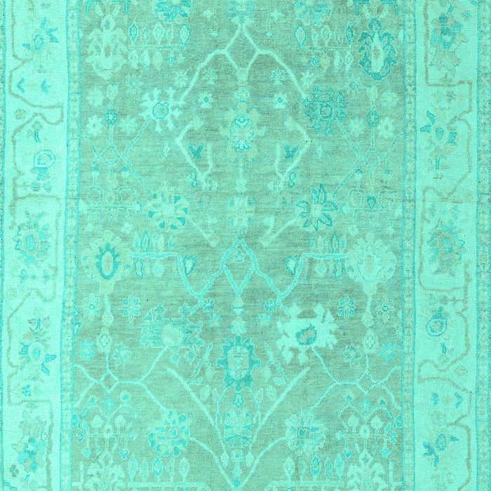 Abstract Turquoise Modern Rug, abs4344turq