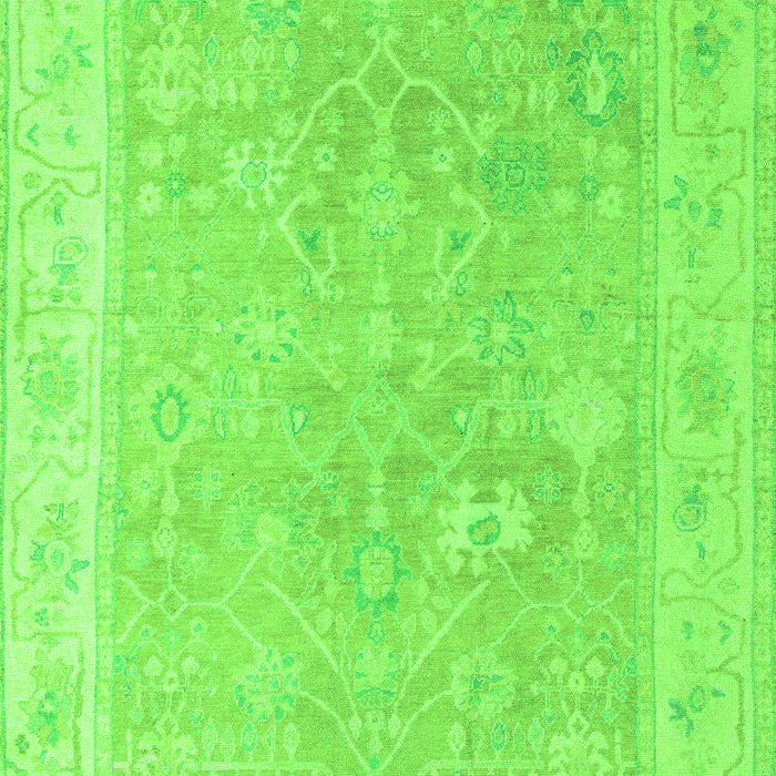 Machine Washable Abstract Green Modern Area Rugs, wshabs4344grn