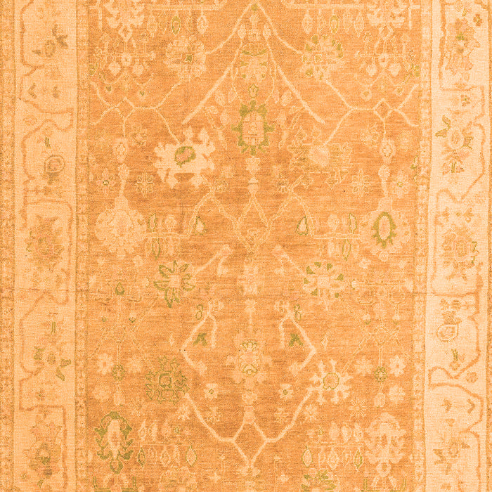 Abstract Orange Modern Rug, abs4344org