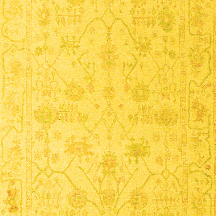 Oriental Yellow Traditional Rug, abs4345yw