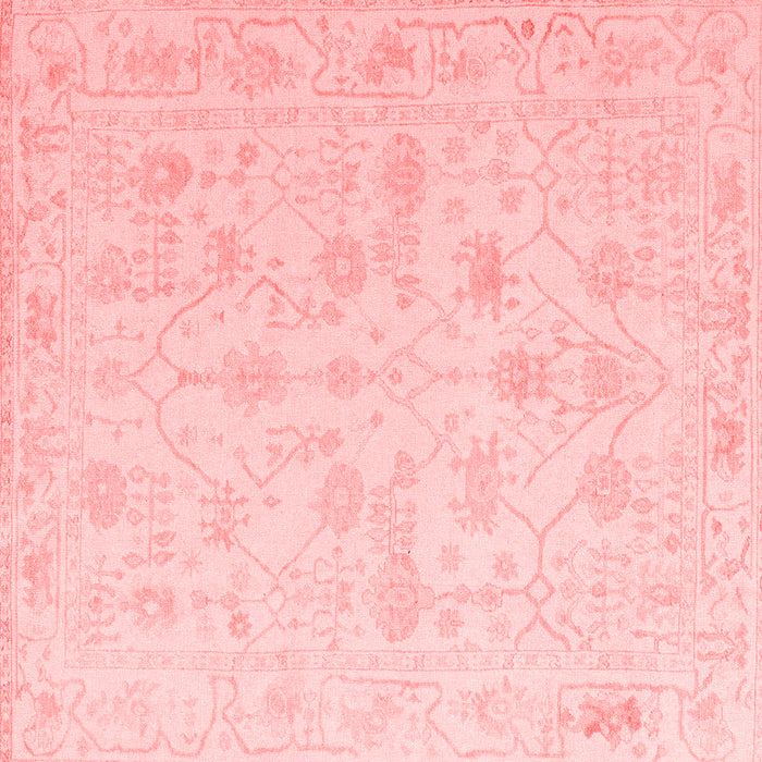 Machine Washable Oriental Red Traditional Rug, wshabs4345red