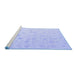 Sideview of Machine Washable Oriental Blue Traditional Rug, wshabs4345blu