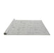 Sideview of Machine Washable Oriental Gray Traditional Rug, wshabs4345gry