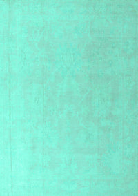 Abstract Turquoise Modern Rug, abs4346turq