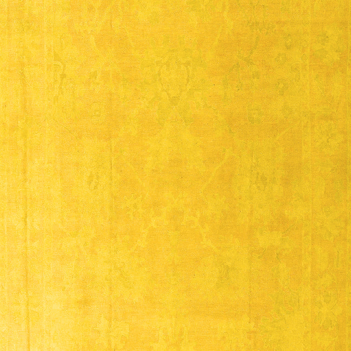 Machine Washable Abstract Yellow Modern Rug, wshabs4346yw