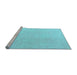 Sideview of Machine Washable Abstract Light Blue Modern Rug, wshabs4346lblu