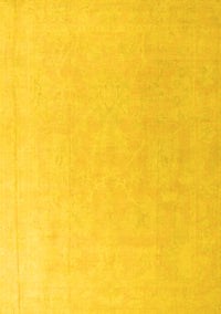 Abstract Yellow Modern Rug, abs4346yw