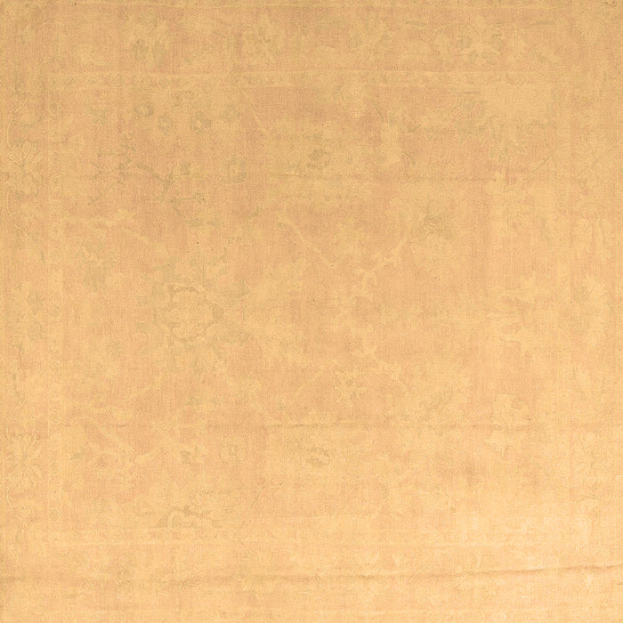 Square Abstract Brown Modern Rug, abs4346brn