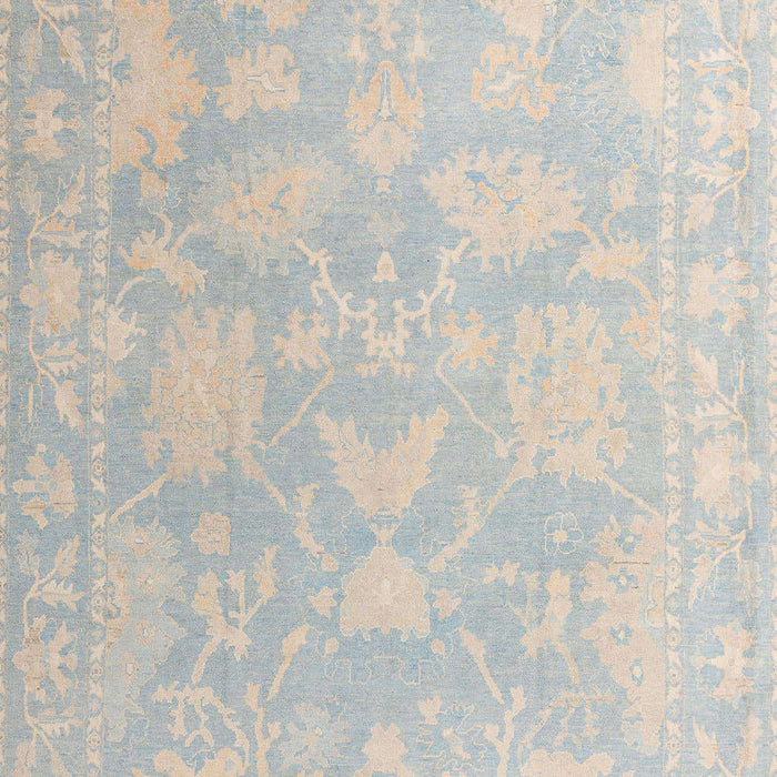 Abstract Pale Silver Gray Oriental Rug, abs4347