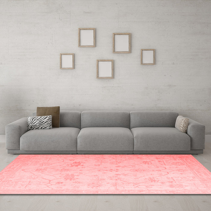 Traditional Red Washable Rugs