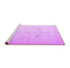 Sideview of Machine Washable Oriental Purple Traditional Area Rugs, wshabs4348pur