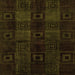 Square Abstract Orange Modern Rug, abs4349org