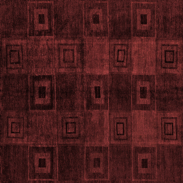 Machine Washable Abstract Red Modern Rug, wshabs4349red