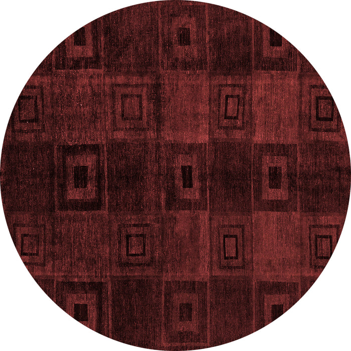 Machine Washable Abstract Red Modern Rug, wshabs4349red