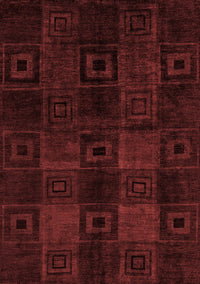 Abstract Red Modern Rug, abs4349red