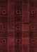 Abstract Red Modern Area Rugs