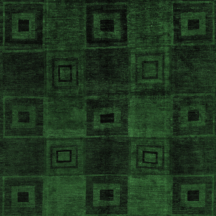 Abstract Emerald Green Modern Rug, abs4349emgrn