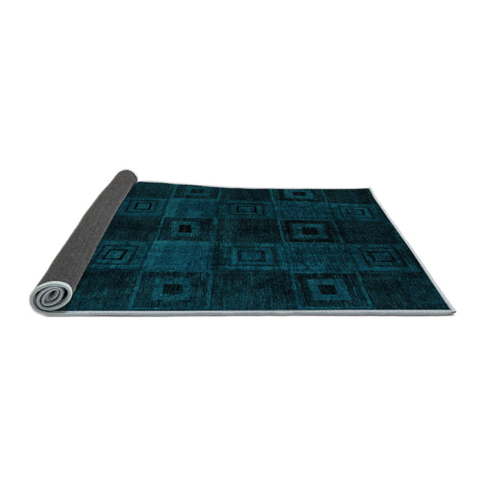Sideview of Abstract Light Blue Modern Rug, abs4349lblu