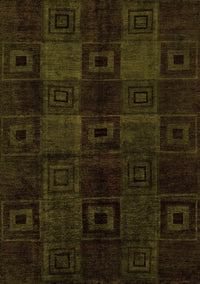 Abstract Orange Modern Rug, abs4349org