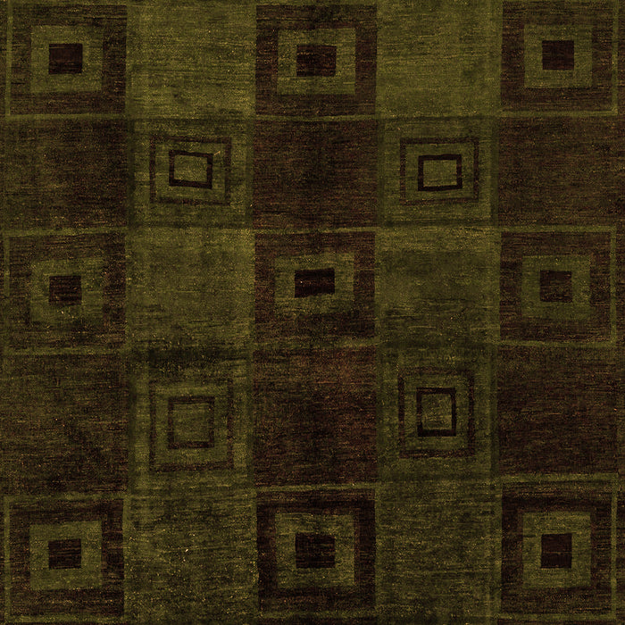Abstract Orange Modern Rug, abs4349org