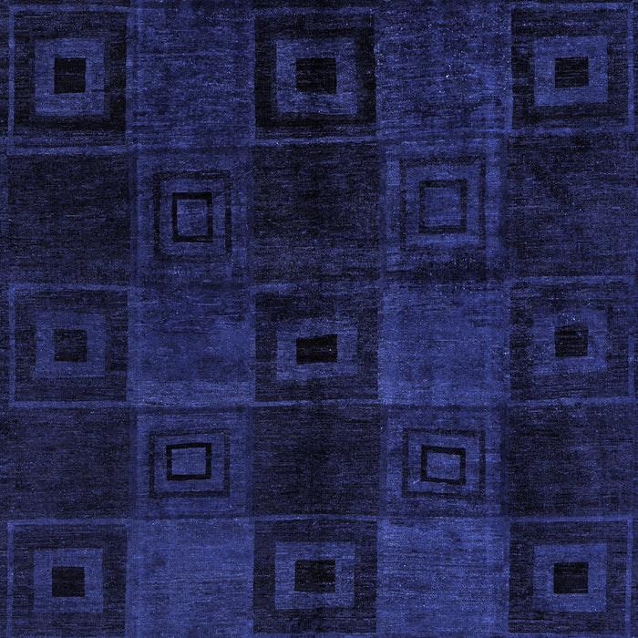 Abstract Blue Modern Rug, abs4349blu