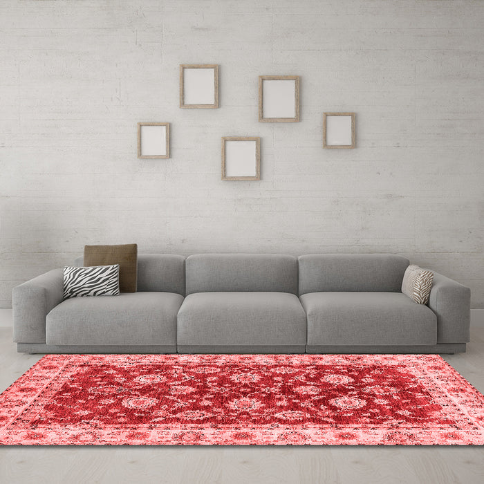 Traditional Red Washable Rugs
