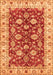 Machine Washable Oriental Orange Traditional Area Rugs, wshabs434org