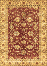 Oriental Brown Traditional Rug, abs434brn