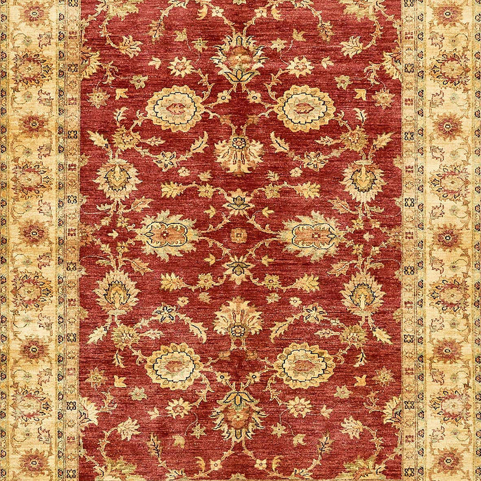 Machine Washable Abstract Orange Rug, wshabs434