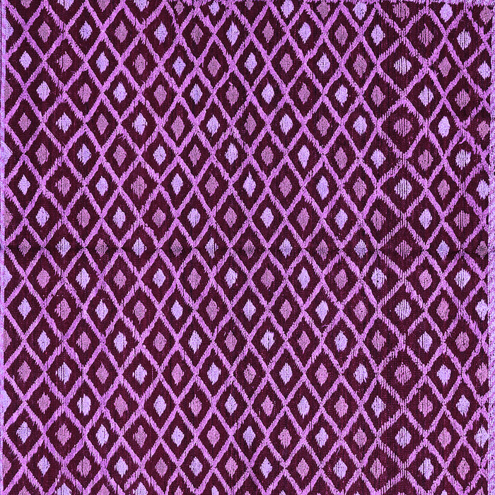 Square Machine Washable Abstract Purple Modern Area Rugs, wshabs4350pur