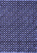 Abstract Blue Modern Rug, abs4350blu