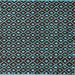 Square Abstract Light Blue Modern Rug, abs4350lblu