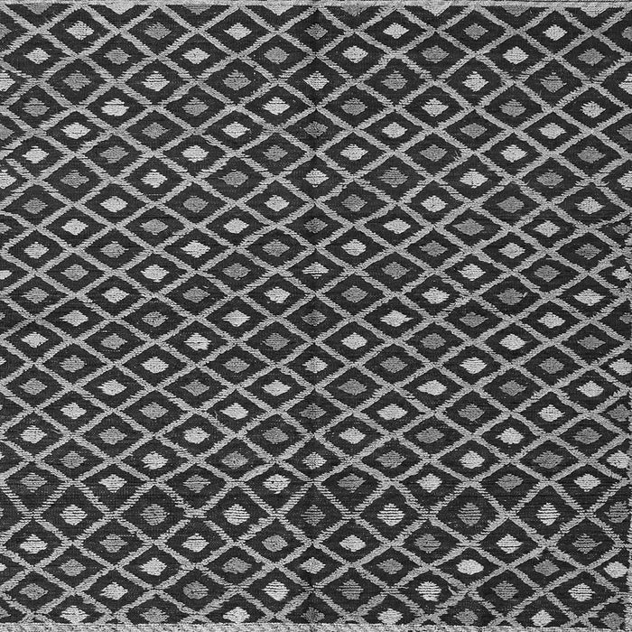 Square Abstract Gray Modern Rug, abs4350gry