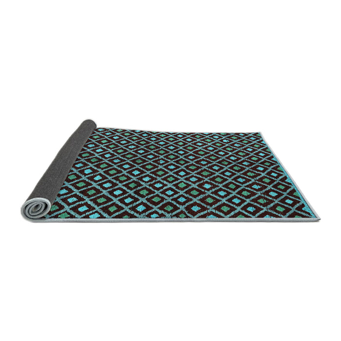 Sideview of Abstract Light Blue Modern Rug, abs4350lblu
