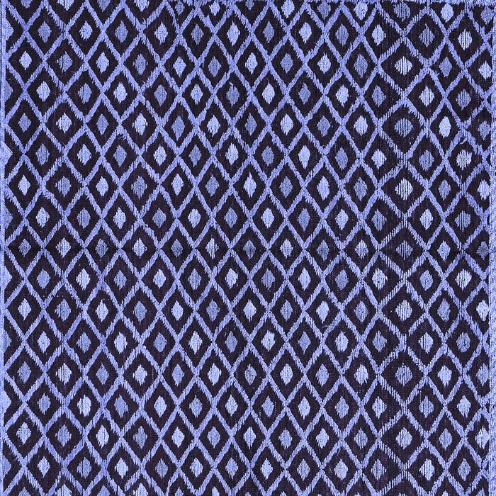Square Machine Washable Abstract Blue Modern Rug, wshabs4350blu