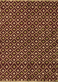 Abstract Brown Modern Rug, abs4350brn