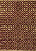 Abstract Brown Modern Rug, abs4350brn